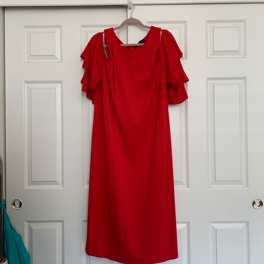 Eloquii bare shoulder dress